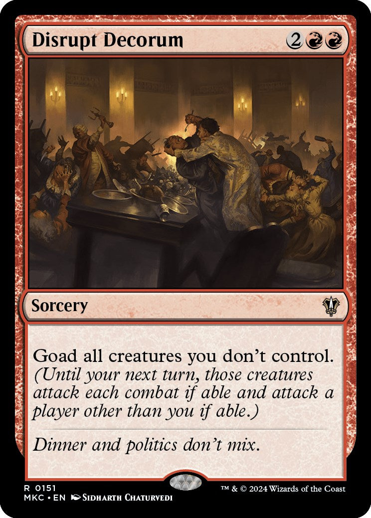 Disrupt Decorum [Murders at Karlov Manor Commander] | Local Legends