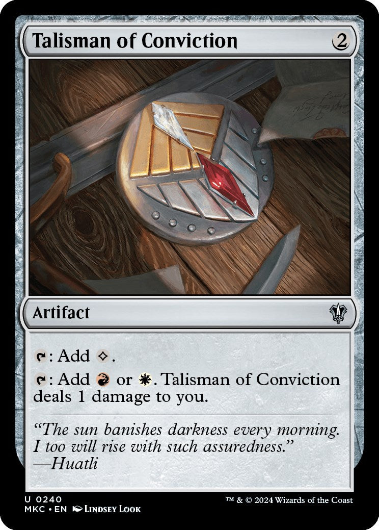 Talisman of Conviction [Murders at Karlov Manor Commander] | Local Legends