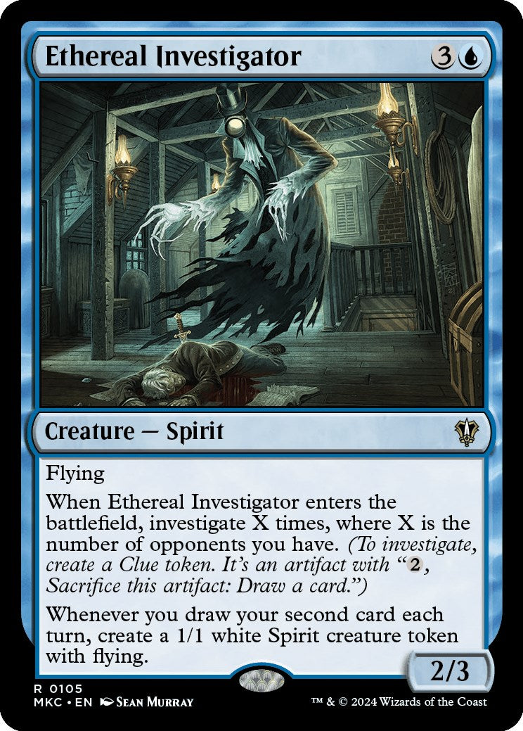 Ethereal Investigator [Murders at Karlov Manor Commander] | Golgari Games