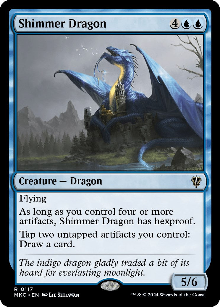 Shimmer Dragon [Murders at Karlov Manor Commander] | Local Legends