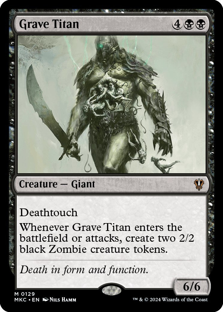 Grave Titan [Murders at Karlov Manor Commander] | Local Legends