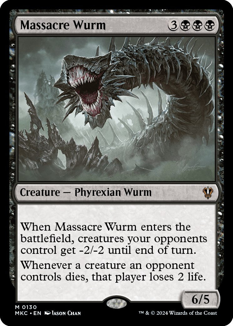 Massacre Wurm [Murders at Karlov Manor Commander] | Golgari Games