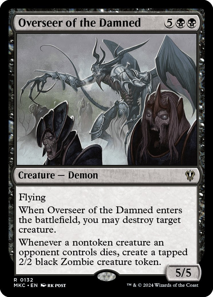 Overseer of the Damned [Murders at Karlov Manor Commander] | Golgari Games