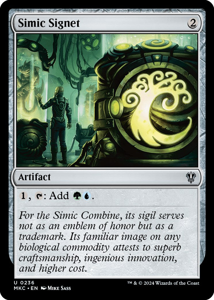 Simic Signet [Murders at Karlov Manor Commander] | Local Legends