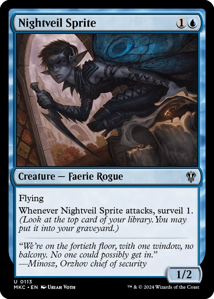 Nightveil Sprite [Murders at Karlov Manor Commander] | Local Legends