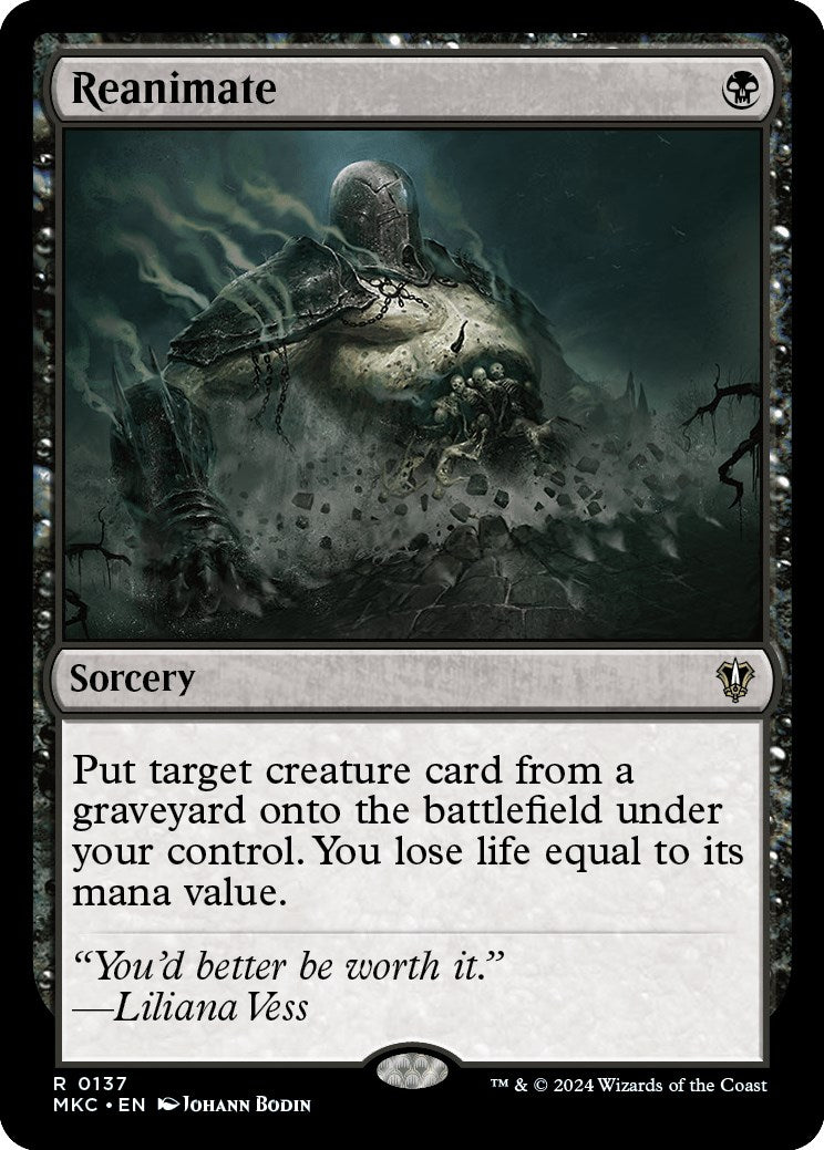 Reanimate [Murders at Karlov Manor Commander] | Local Legends