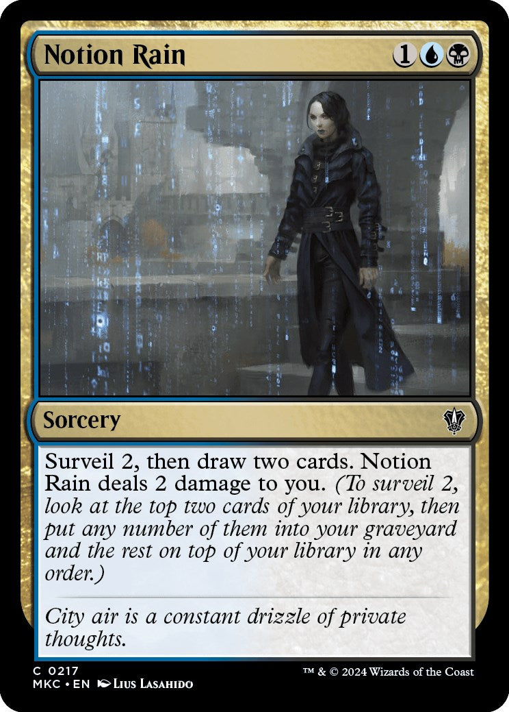 Notion Rain [Murders at Karlov Manor Commander] | Local Legends