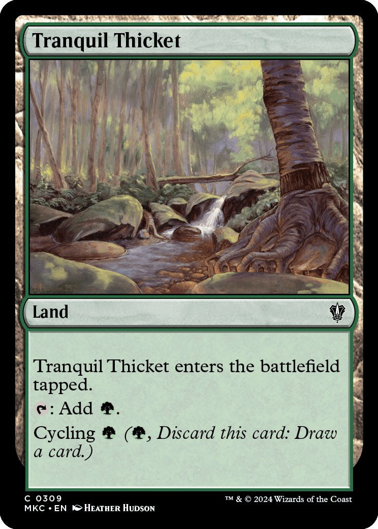 Tranquil Thicket [Murders at Karlov Manor Commander] | Golgari Games