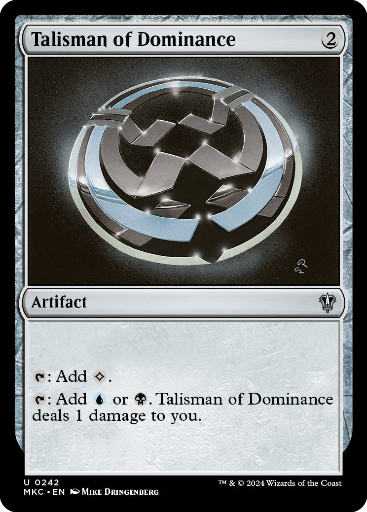 Talisman of Dominance [Murders at Karlov Manor Commander] | Local Legends