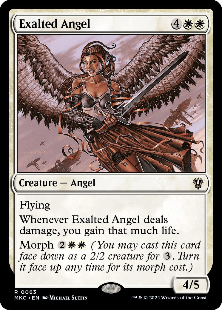 Exalted Angel [Murders at Karlov Manor Commander] | Local Legends