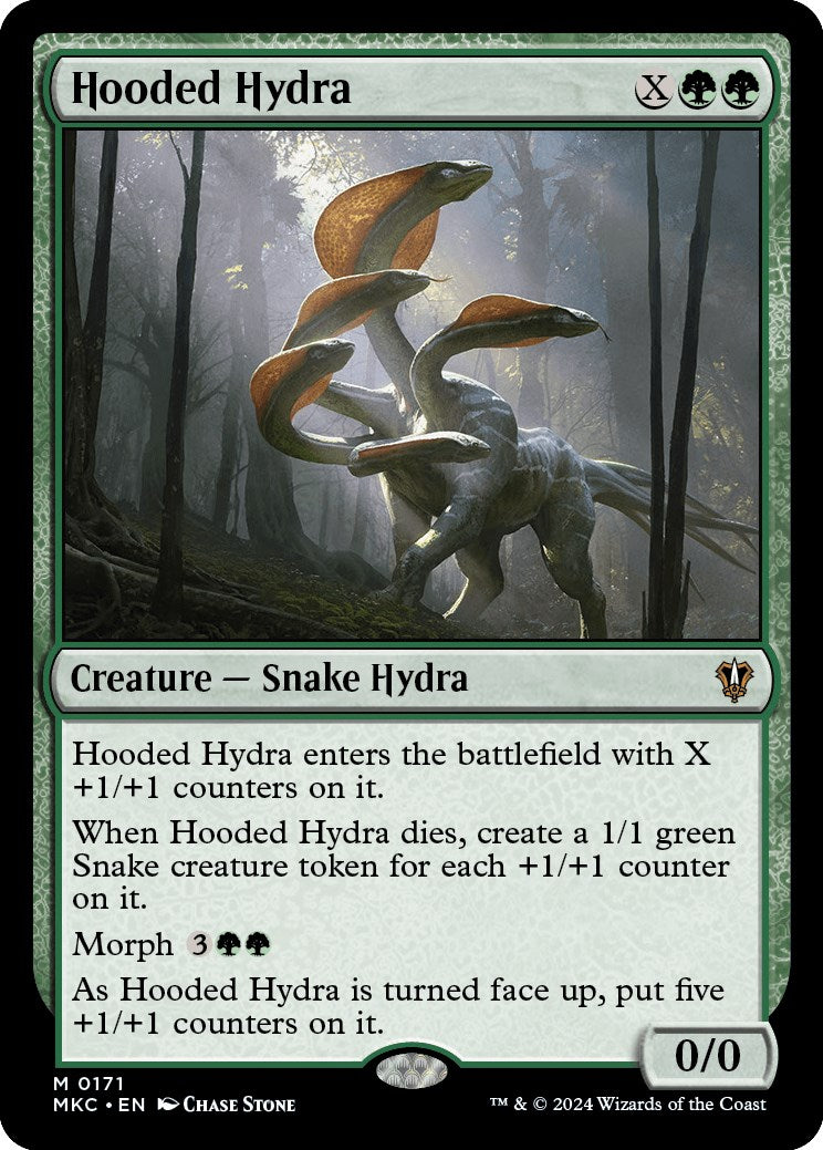 Hooded Hydra [Murders at Karlov Manor Commander] | Golgari Games