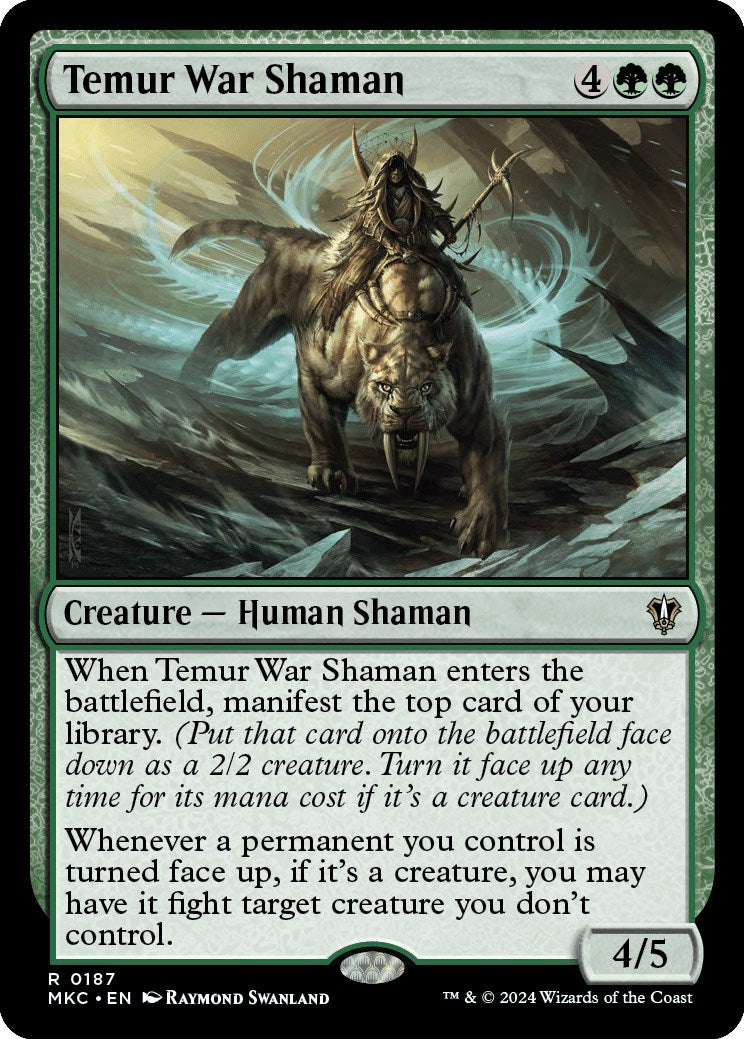 Temur War Shaman [Murders at Karlov Manor Commander] | Local Legends