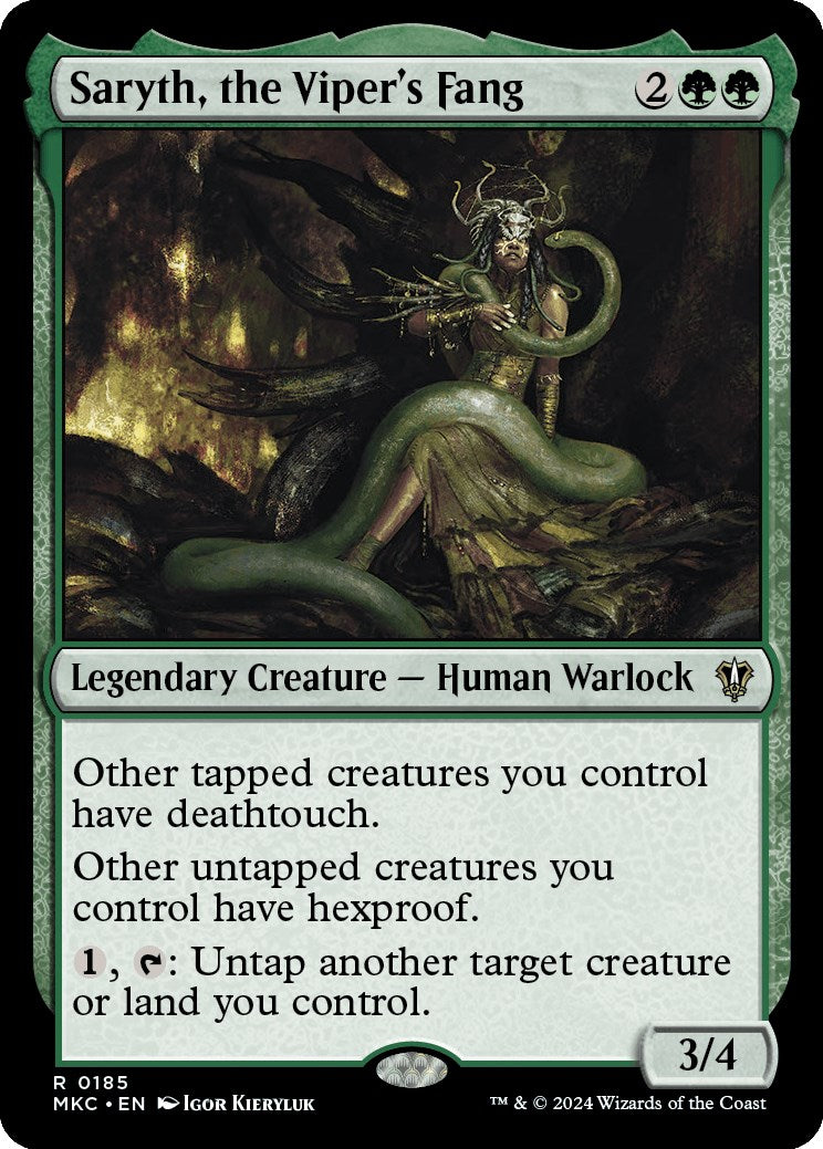 Saryth, the Viper's Fang [Murders at Karlov Manor Commander] | Local Legends