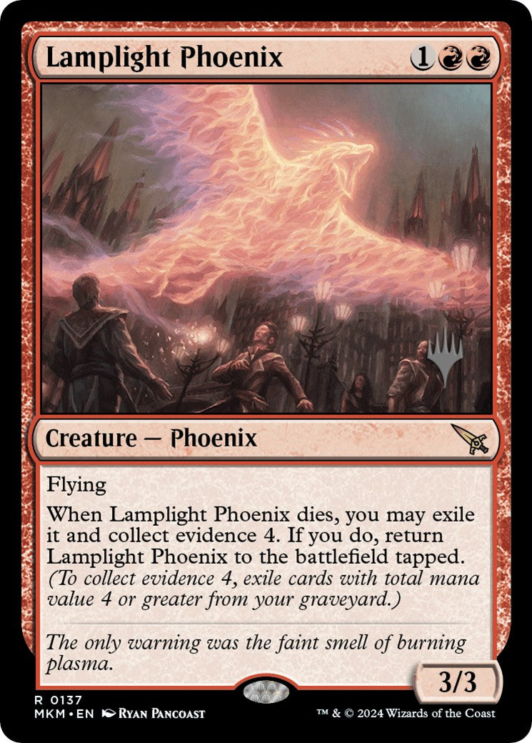 Lamplight Phoenix (Promo Pack) [Murders at Karlov Manor Promos] | Golgari Games