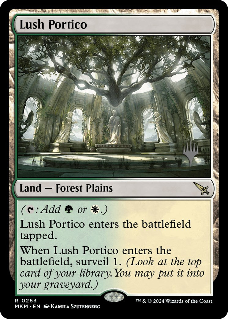 Lush Portico (Promo Pack) [Murders at Karlov Manor Promos] | Golgari Games