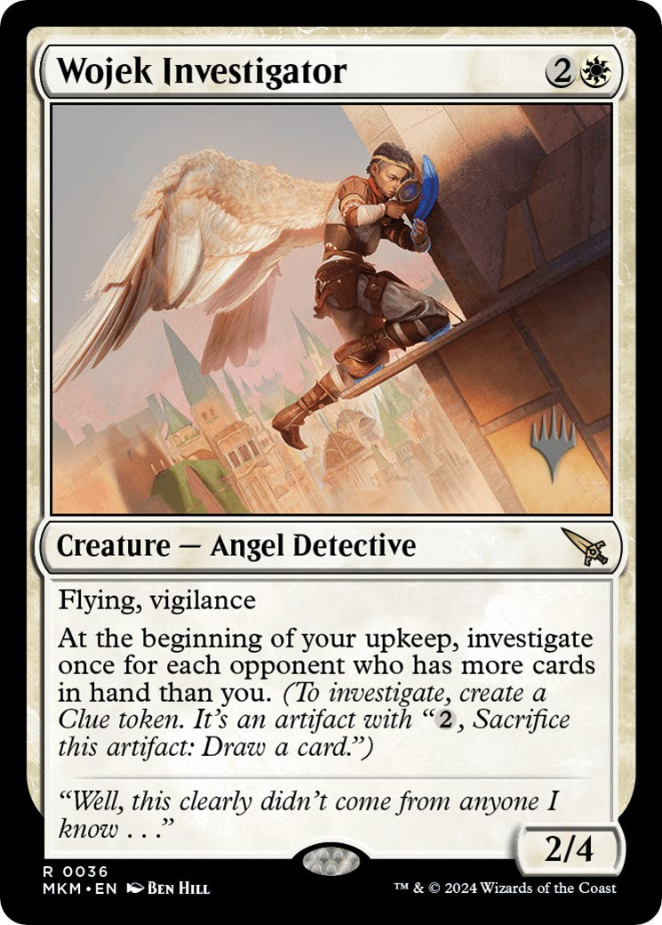 Wojek Investigator (Promo Pack) [Murders at Karlov Manor Promos] | Golgari Games