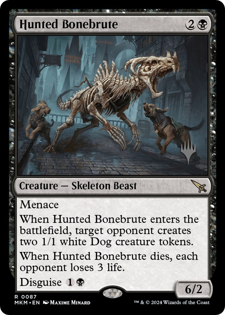 Hunted Bonebrute (Promo Pack) [Murders at Karlov Manor Promos] | Golgari Games