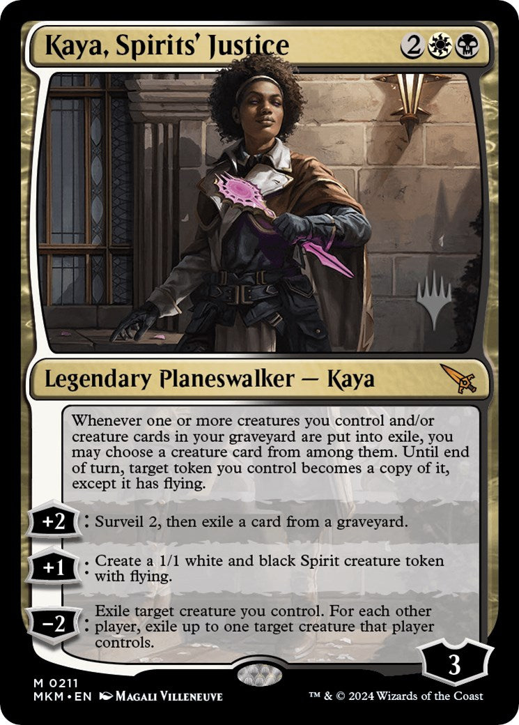 Kaya, Spirits' Justice (Promo Pack) [Murders at Karlov Manor Promos] | Golgari Games