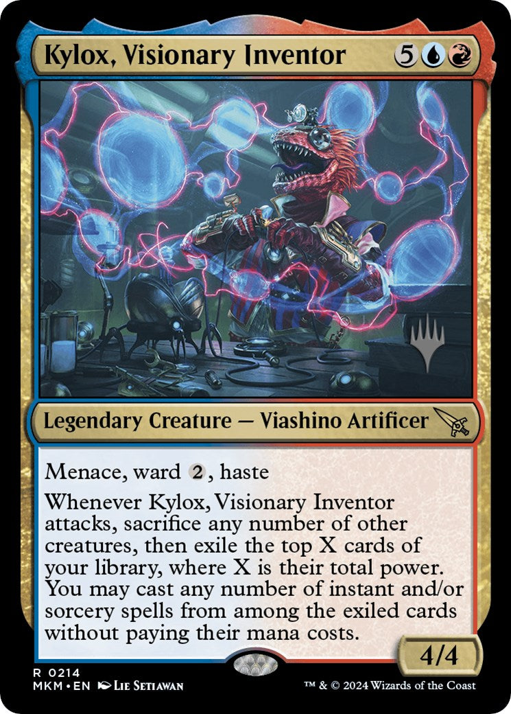 Kylox, Visionary Inventor (Promo Pack) [Murders at Karlov Manor Promos] | Golgari Games