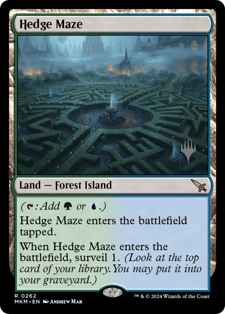 Hedge Maze (Promo Pack) [Murders at Karlov Manor Promos] | Golgari Games