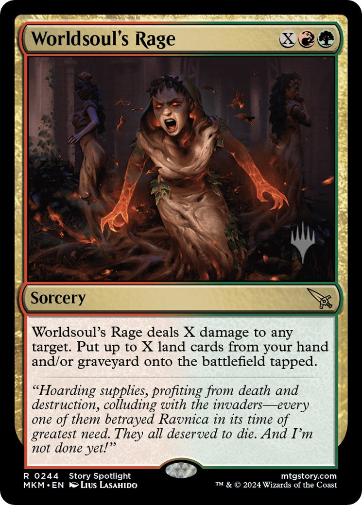 Worldsoul's Rage (Promo Pack) [Murders at Karlov Manor Promos] | Golgari Games