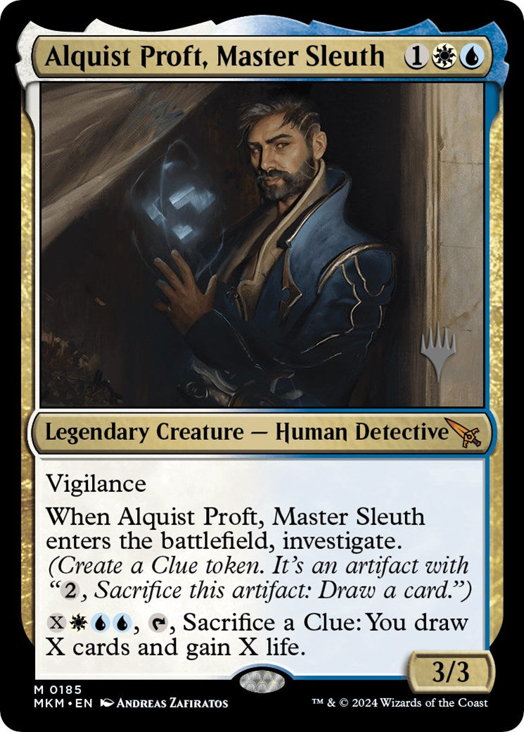 Alquist Proft, Master Sleuth (Promo Pack) [Murders at Karlov Manor Promos] | Golgari Games