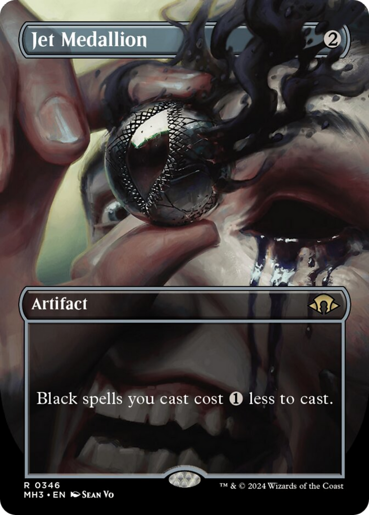 Jet Medallion (Borderless) [Modern Horizons 3] | Local Legends