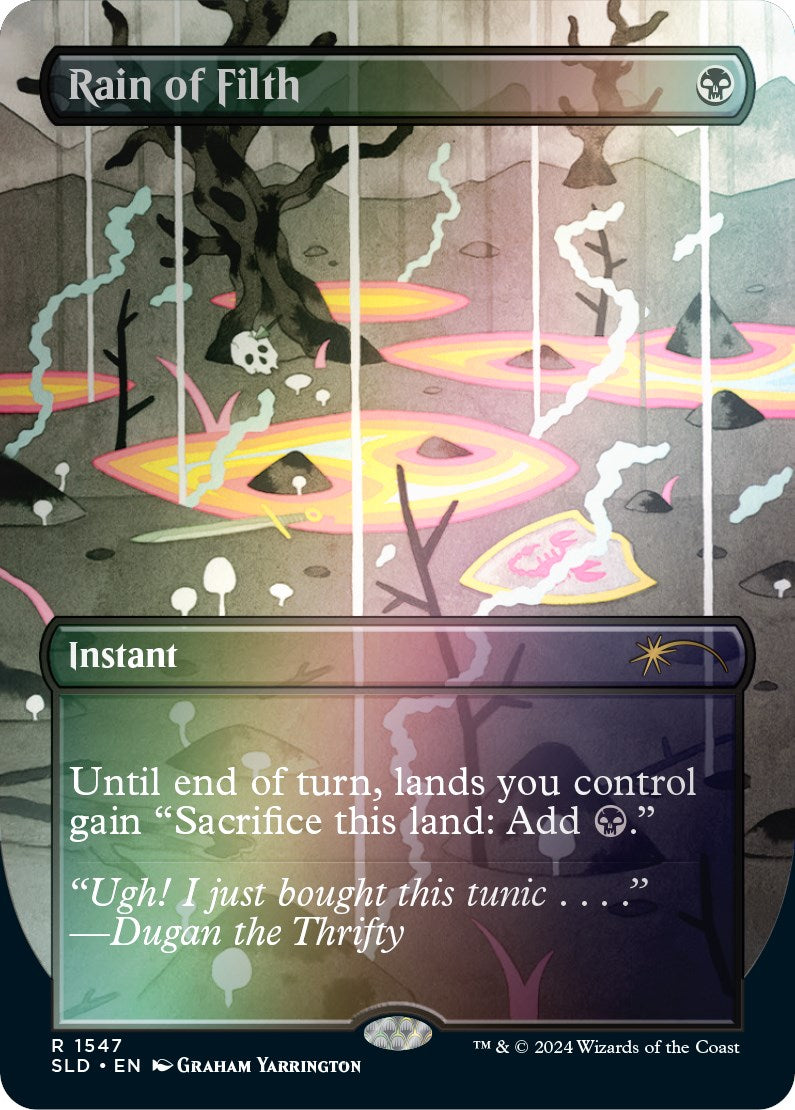 Rain of Filth (Rainbow Foil) [Secret Lair Drop Series] | Local Legends