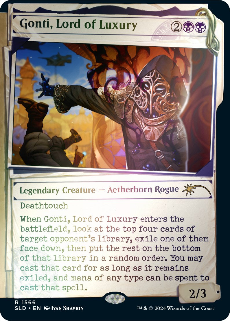 Gonti, Lord of Luxury (Rainbow Foil) [Secret Lair Drop Series] | Golgari Games