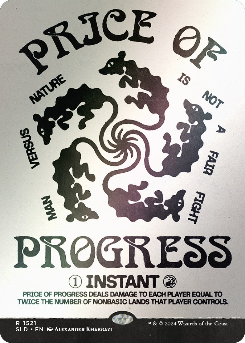 Price of Progress (Rainbow Foil) [Secret Lair Drop Series] | Local Legends