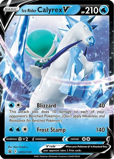 Ice Rider Calyrex V (SWSH130) [Sword & Shield: Black Star Promos] | Local Legends