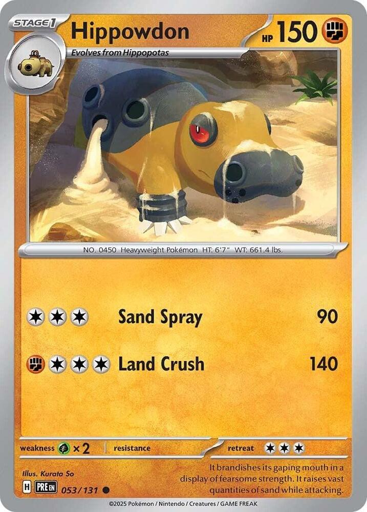 Hippowdon (053/131) [Scarlet & Violet: Prismatic Evolutions] | Local Legends