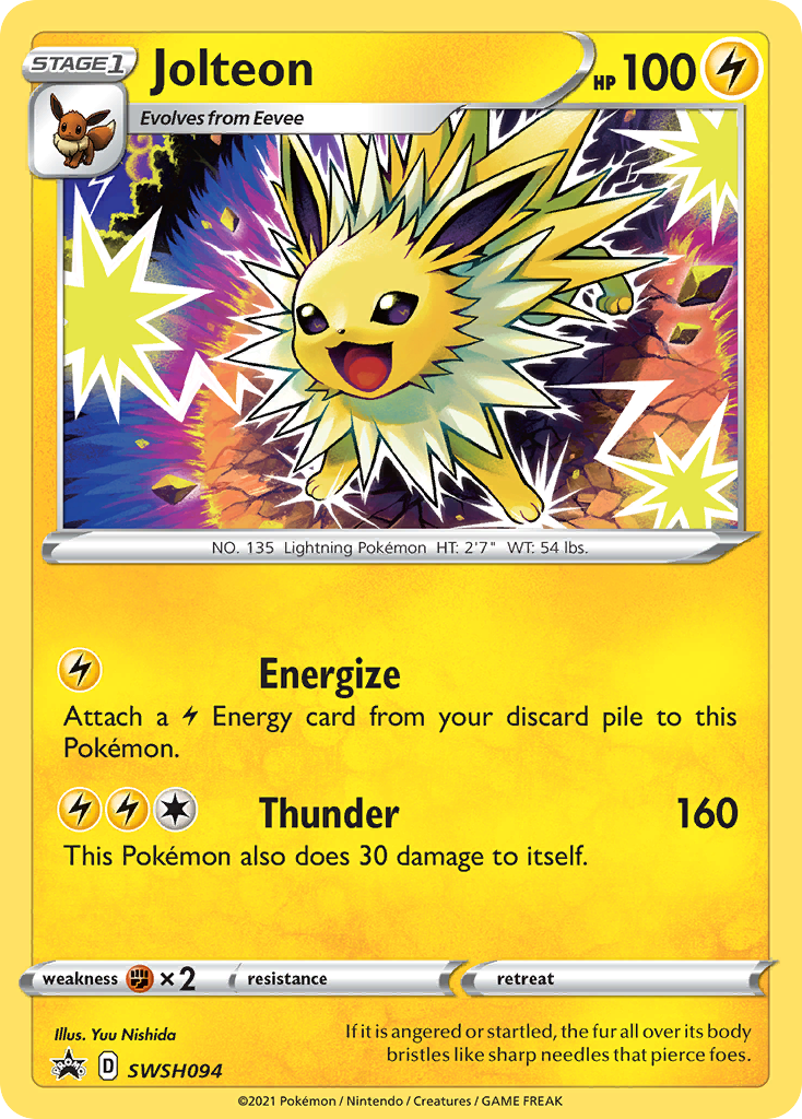Jolteon (SWSH094) [Sword & Shield: Black Star Promos] | Local Legends