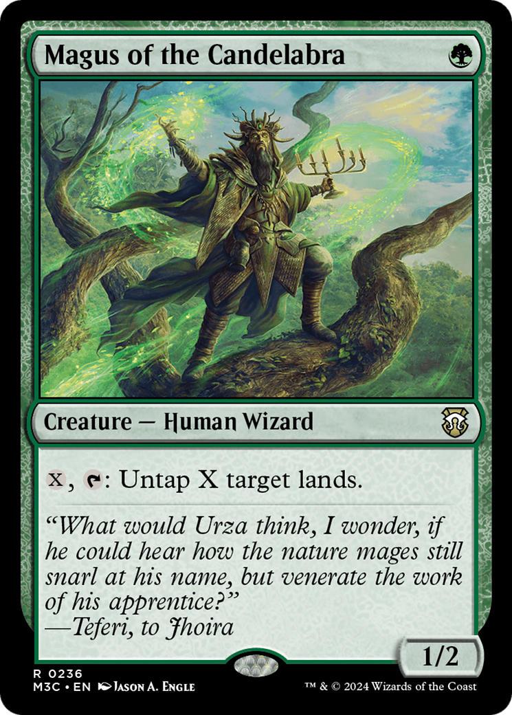 Magus of the Candelabra (Ripple Foil) [Modern Horizons 3 Commander] | Local Legends