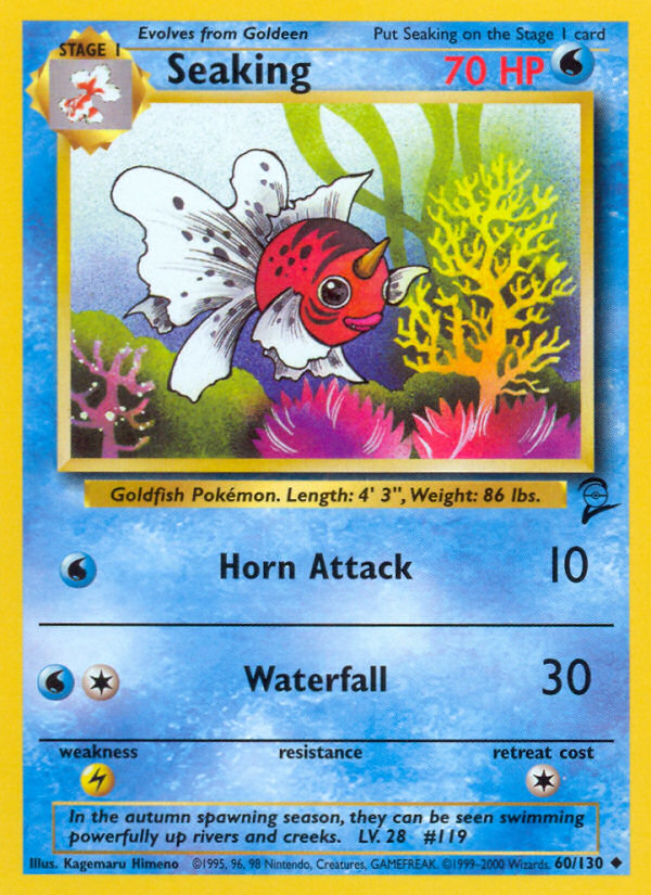Seaking (60/130) [Base Set 2] | Local Legends