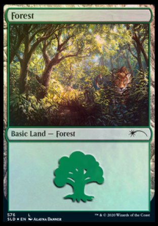 Forest (Cats) (576) [Secret Lair Drop Promos] | Local Legends
