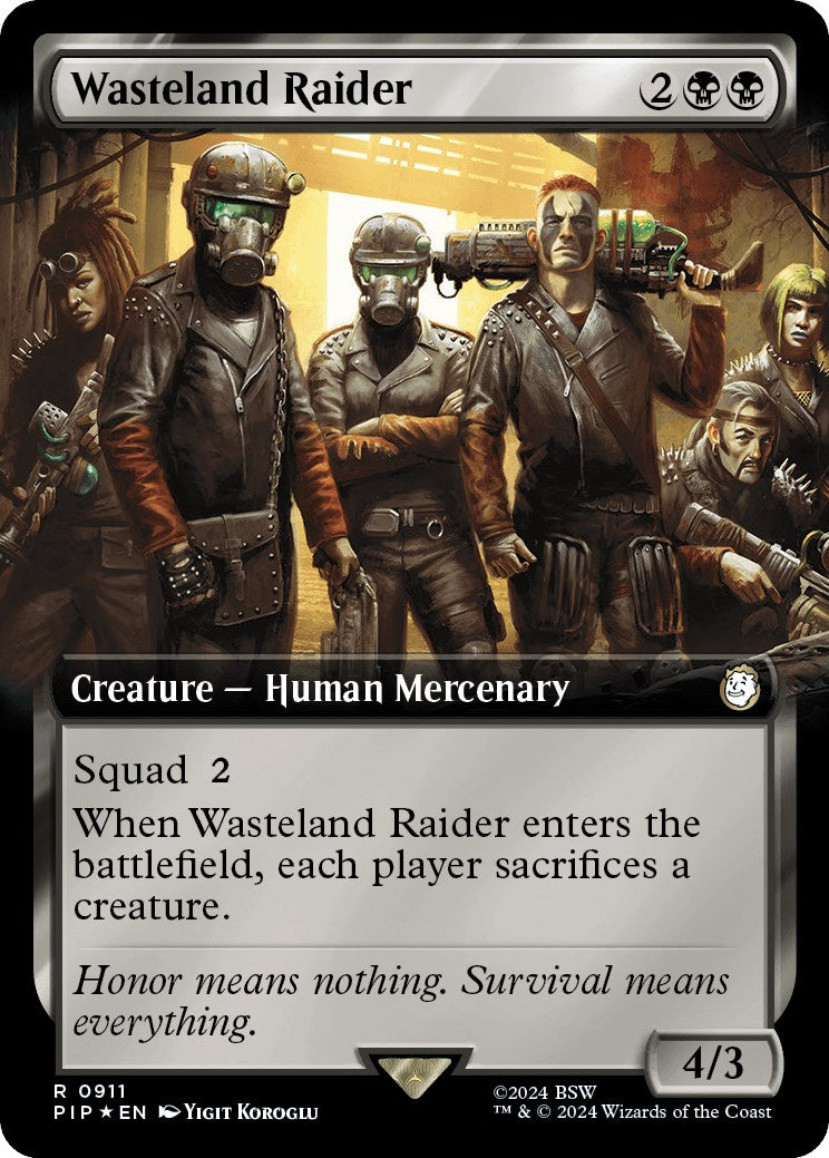 Wasteland Raider (Extended Art) (Surge Foil) | Local Legends