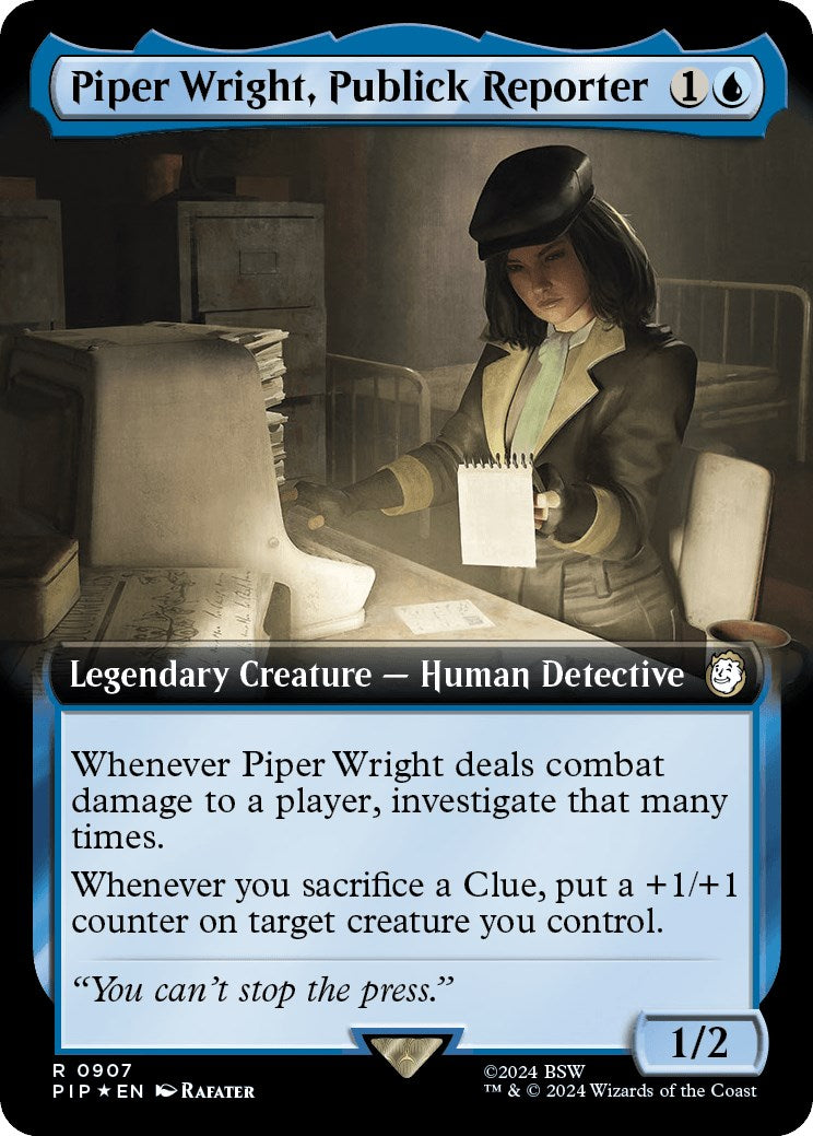 Piper Wright, Publick Reporter (Extended Art) (Surge Foil) | Local Legends