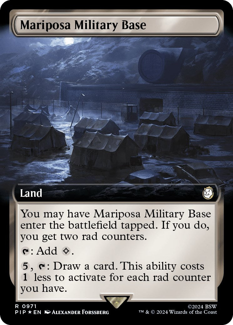 Mariposa Military Base (Extended Art) (Surge Foil) | Local Legends