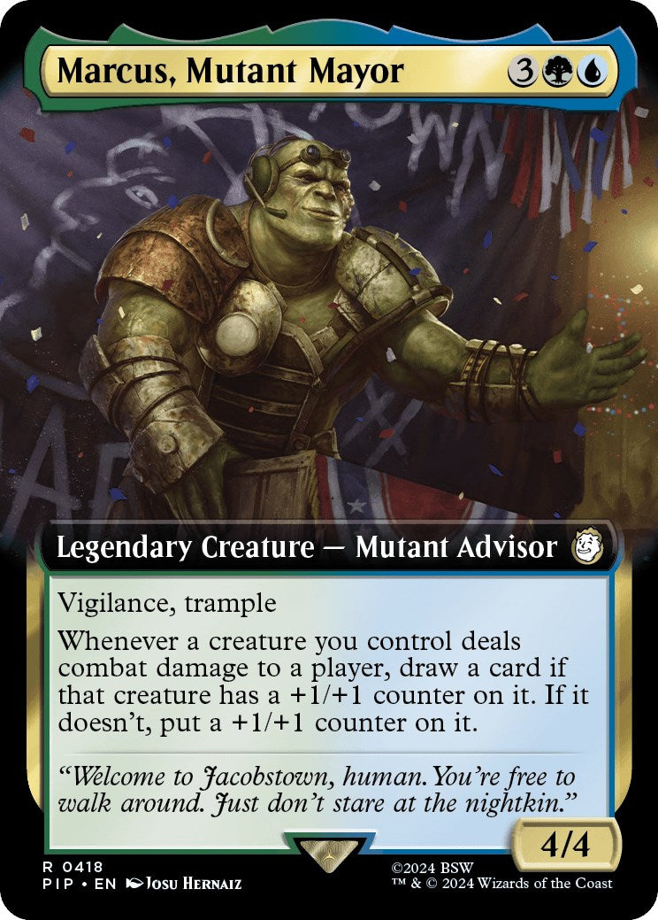 Marcus, Mutant Mayor (Extended Art) | Local Legends