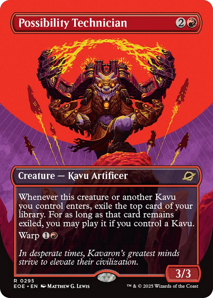 Possibility Technician (Borderless) [Edge of Eternities] | Local Legends