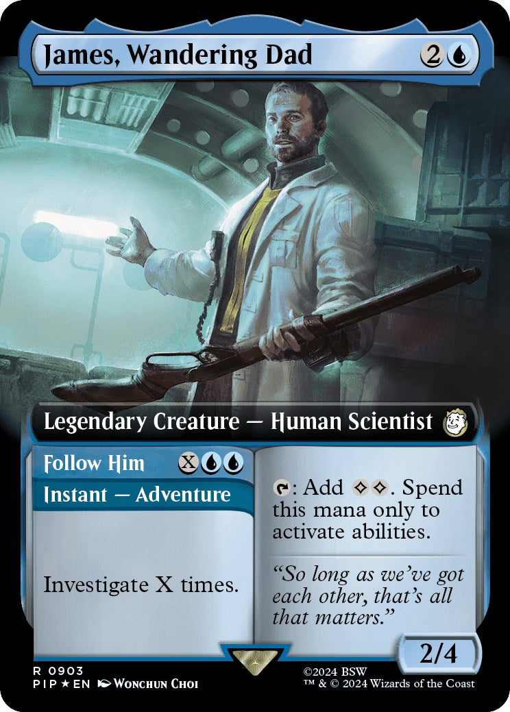 James, Wandering Dad (Extended Art) (Surge Foil) | Local Legends