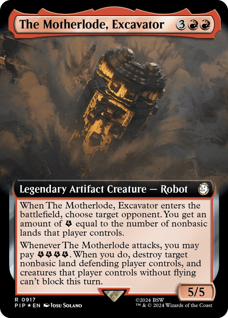 The Motherlode, Excavator (Extended Art) (Surge Foil) | Local Legends
