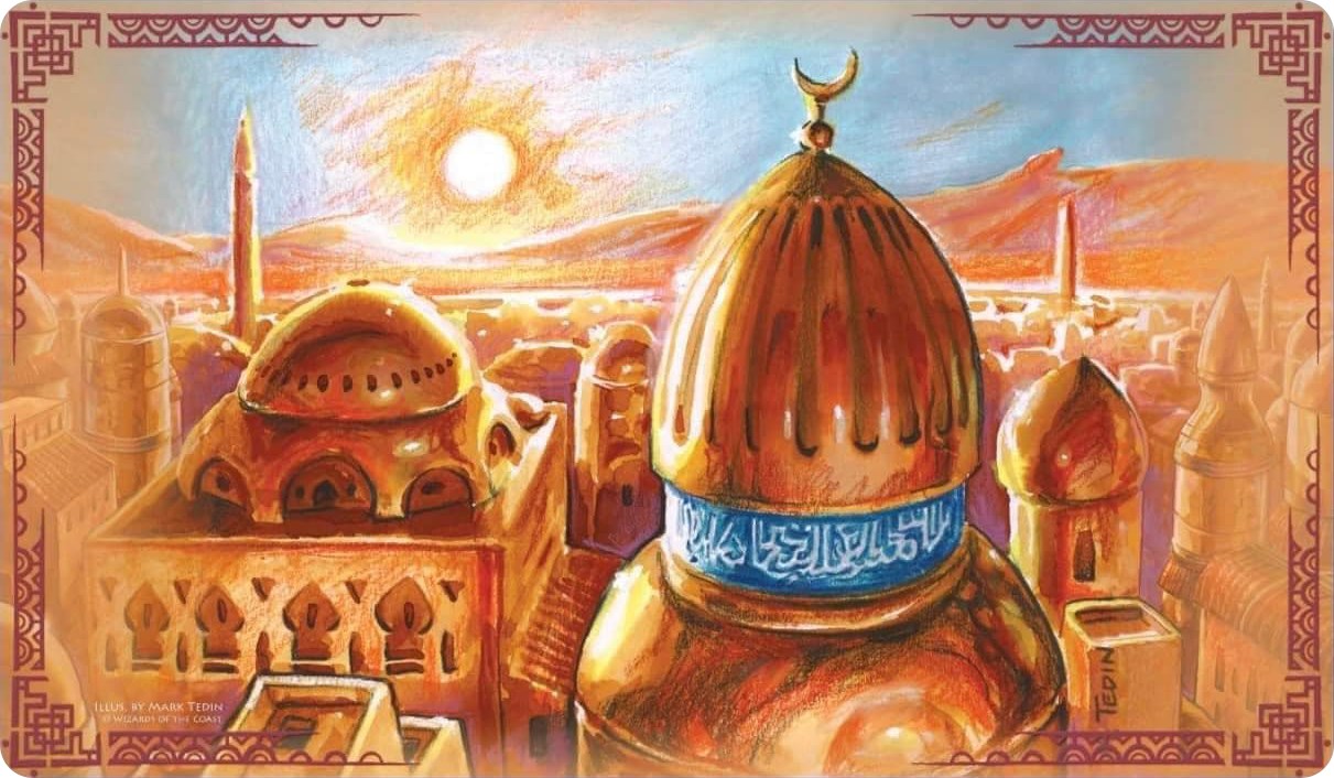 Playmat - City of Brass Artist Proof (Limited Edition Stitched Edges) | Local Legends