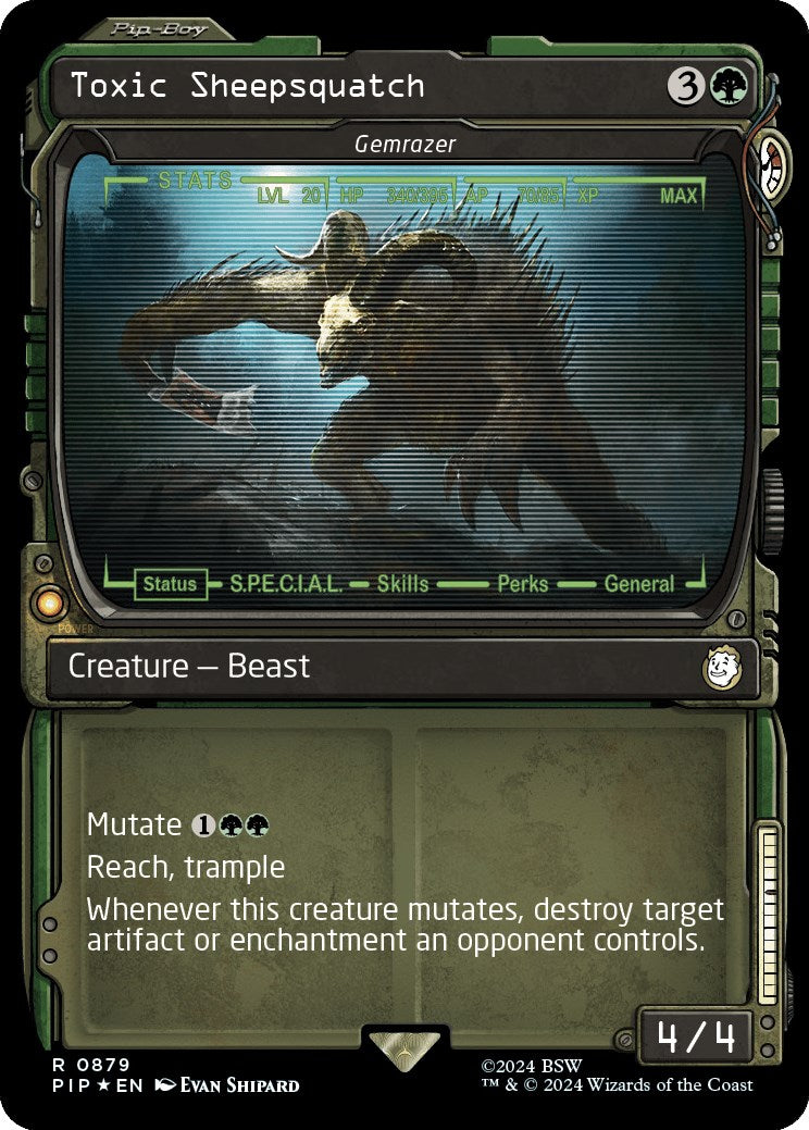 Toxic Sheepsquatch - Gemrazer (Showcase) (Surge Foil) | Local Legends