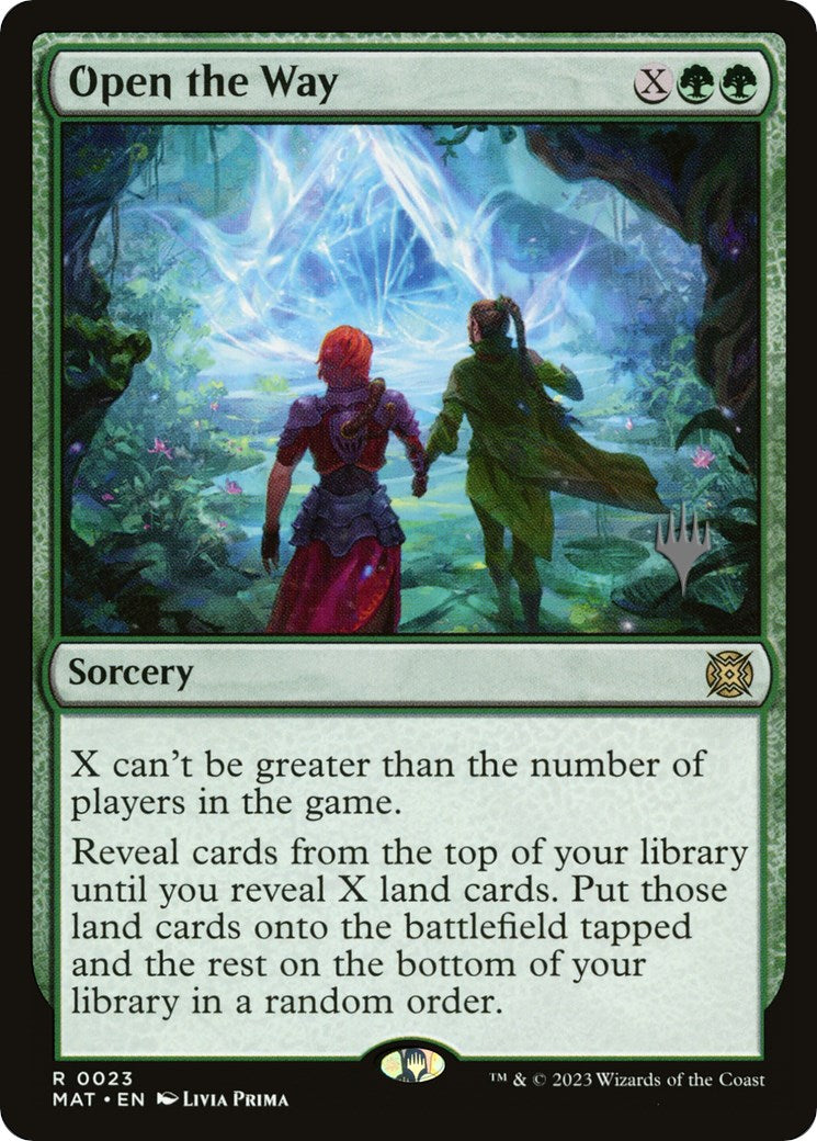 Open the Way (Promo Pack) [March of the Machine Promos] | Local Legends