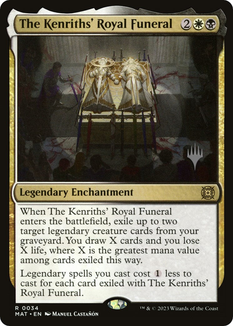 The Kenriths' Royal Funeral (Promo Pack) [Murders at Karlov Manor Promos] | Golgari Games