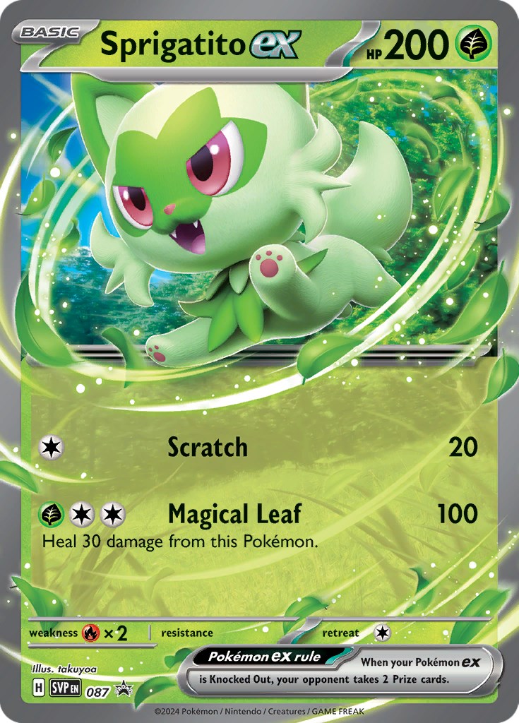 Sprigatito ex (087) [Scarlet & Violet: Black Star Promos] | Golgari Games