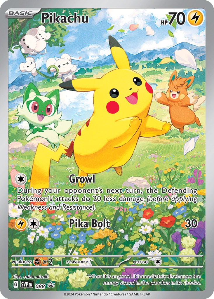 Pikachu (088) [Scarlet & Violet: Black Star Promos] | Golgari Games