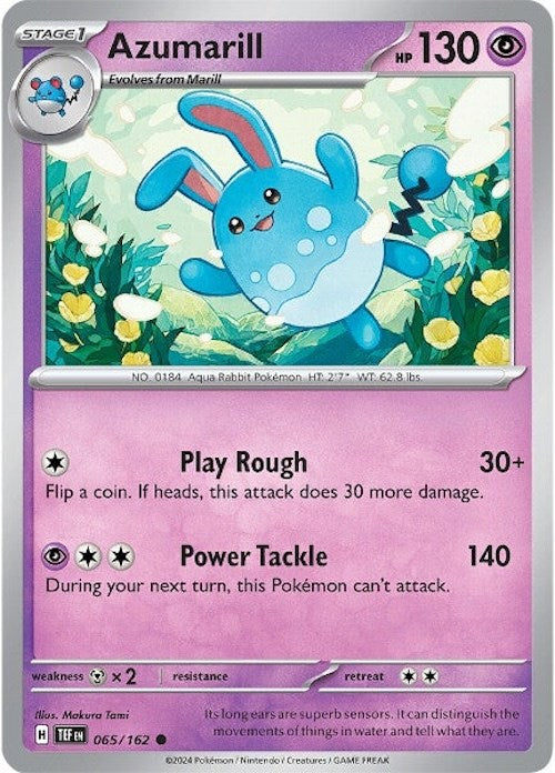 Azumarill (065/162) [Scarlet & Violet: Temporal Forces] | Golgari Games